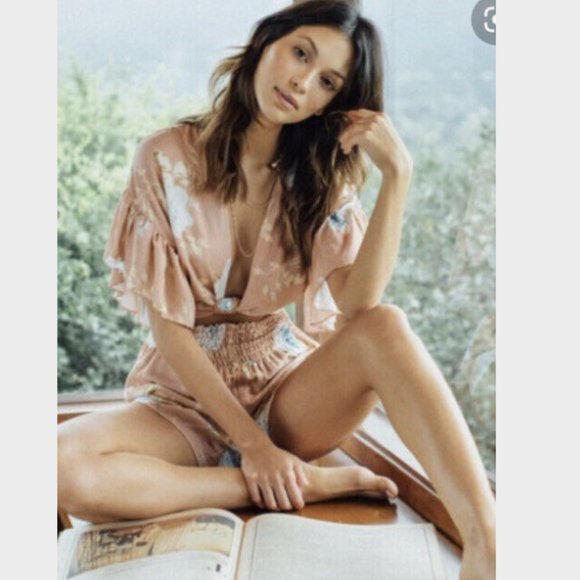 Winston White Large Aurora Floral Romper - Picture 2 of 10